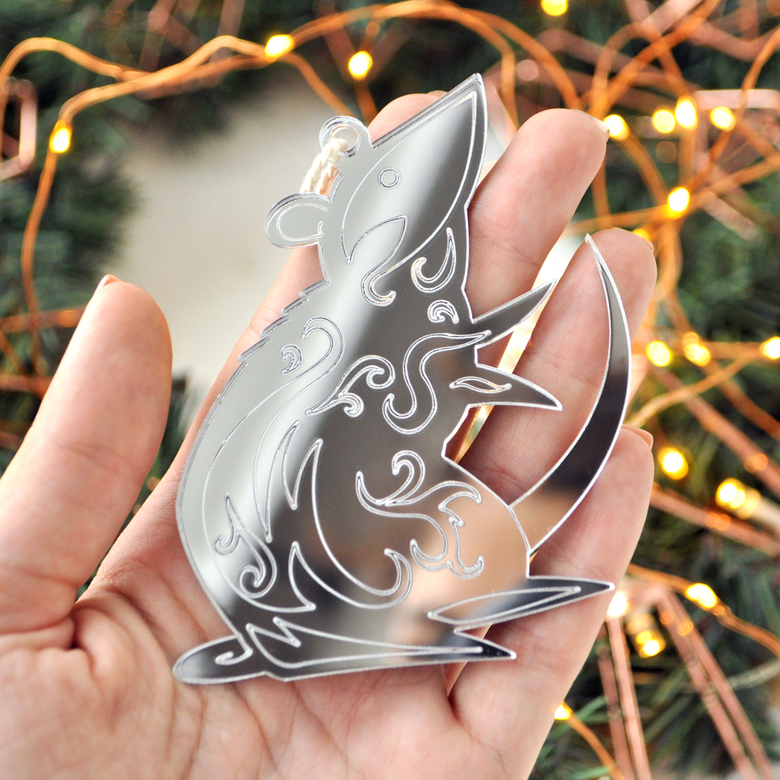 необычная ёлочная игрушка в виде символа года 2020 крыса мышь - купить в подарок