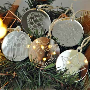 подарочный набор ёлочных игрушек с тигром