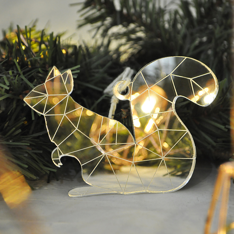 необычная новогодняя ёлочная игрушка белка - сибирский сувенир на новый год в виде белочки