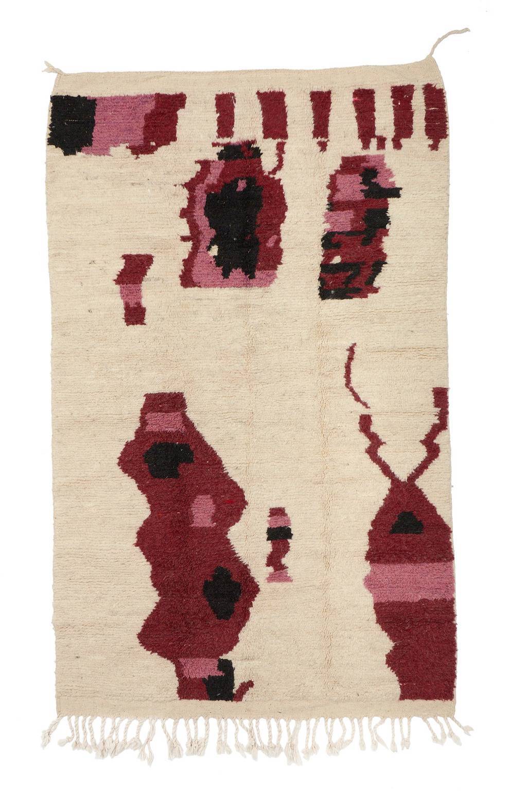 Марокканский ковёр из шерсти Boujaad 260х147 см