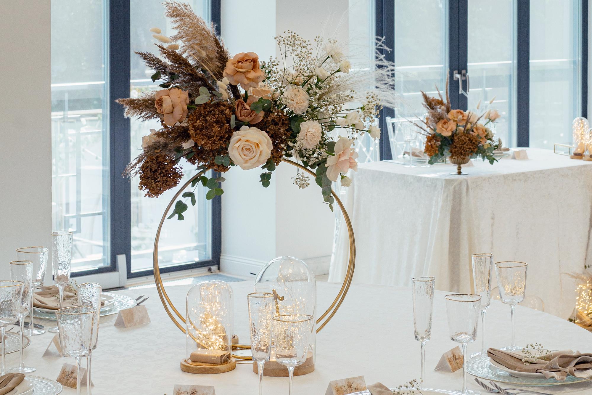 Композиция высокая "Капучино"