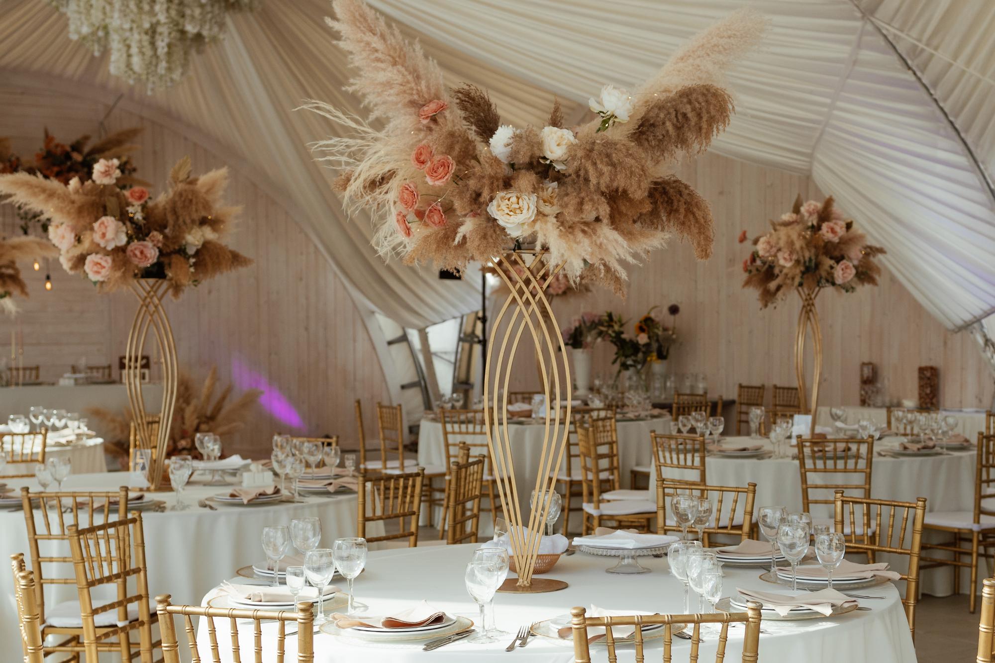 Композиция высокая "Пампас"