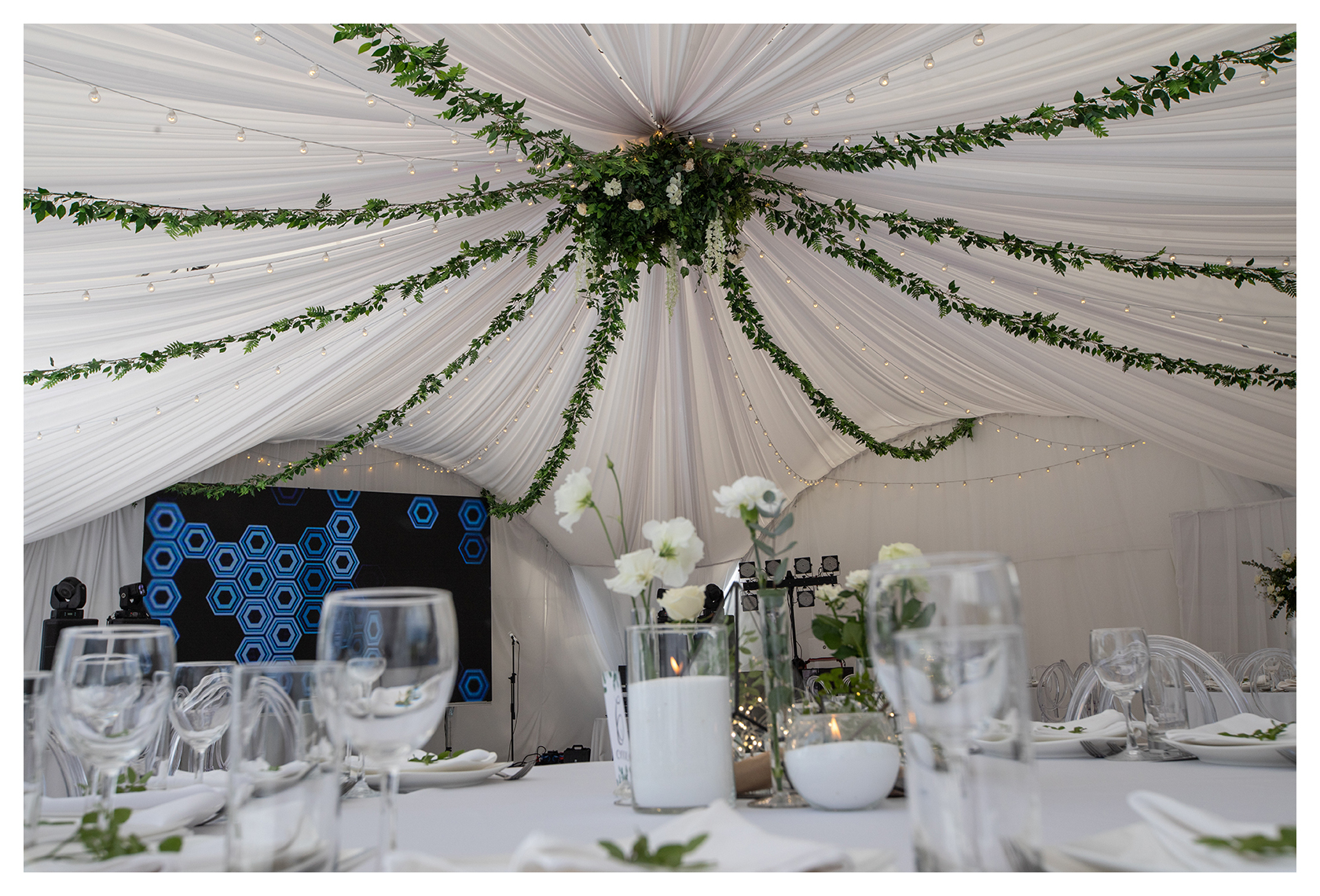 Гирлянда из зелени