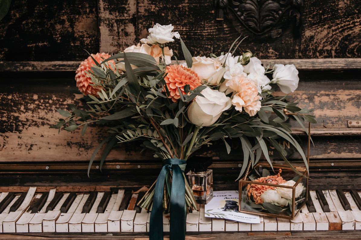 Свадебный букет "Orange"