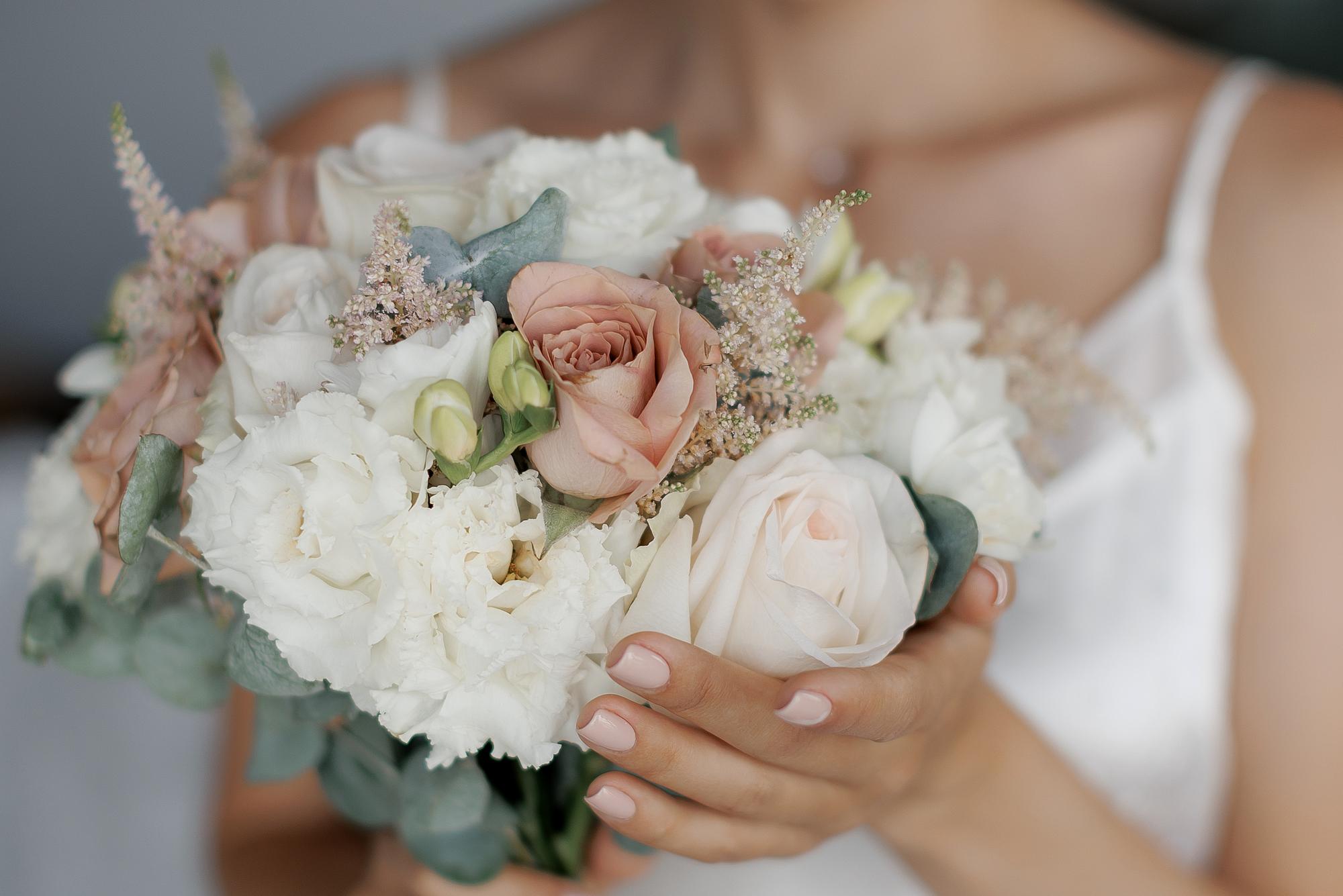 Свадебный букет "Зефир"