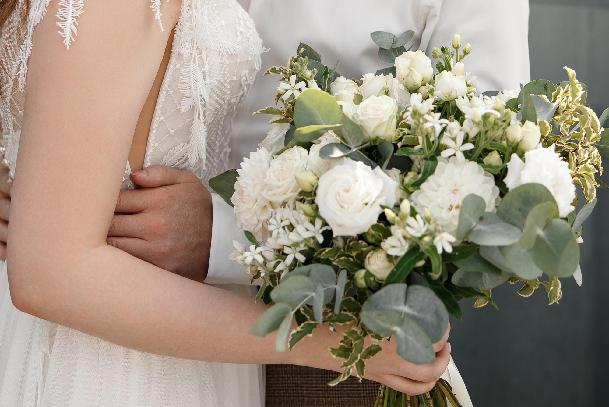 Свадебный букет "Green"