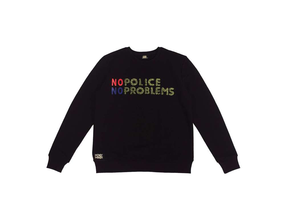 толстовка NO POLICE NO PROBLEMS