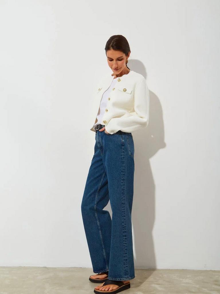 Джинсы женские карго WIDE LEG (голубой)