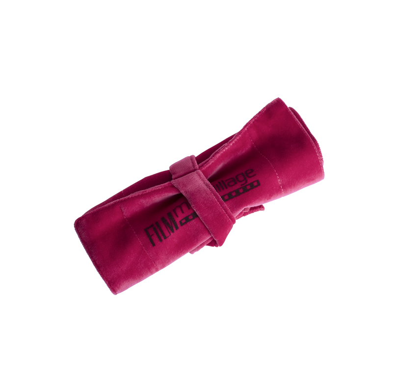 Сумка для карандашей (вельветовая) розовая