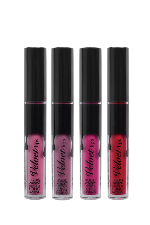 Матовая жидкая помада Velvet lips