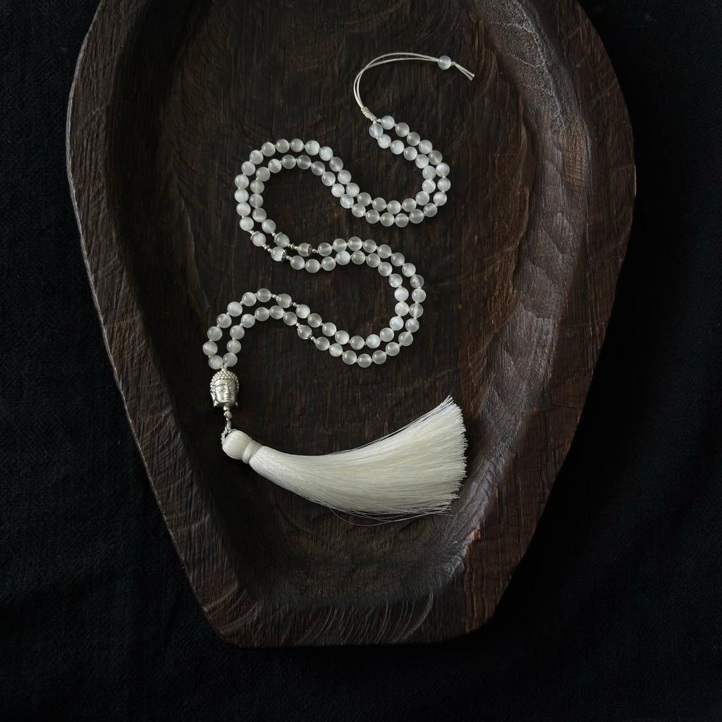 мала из селенита с буддой