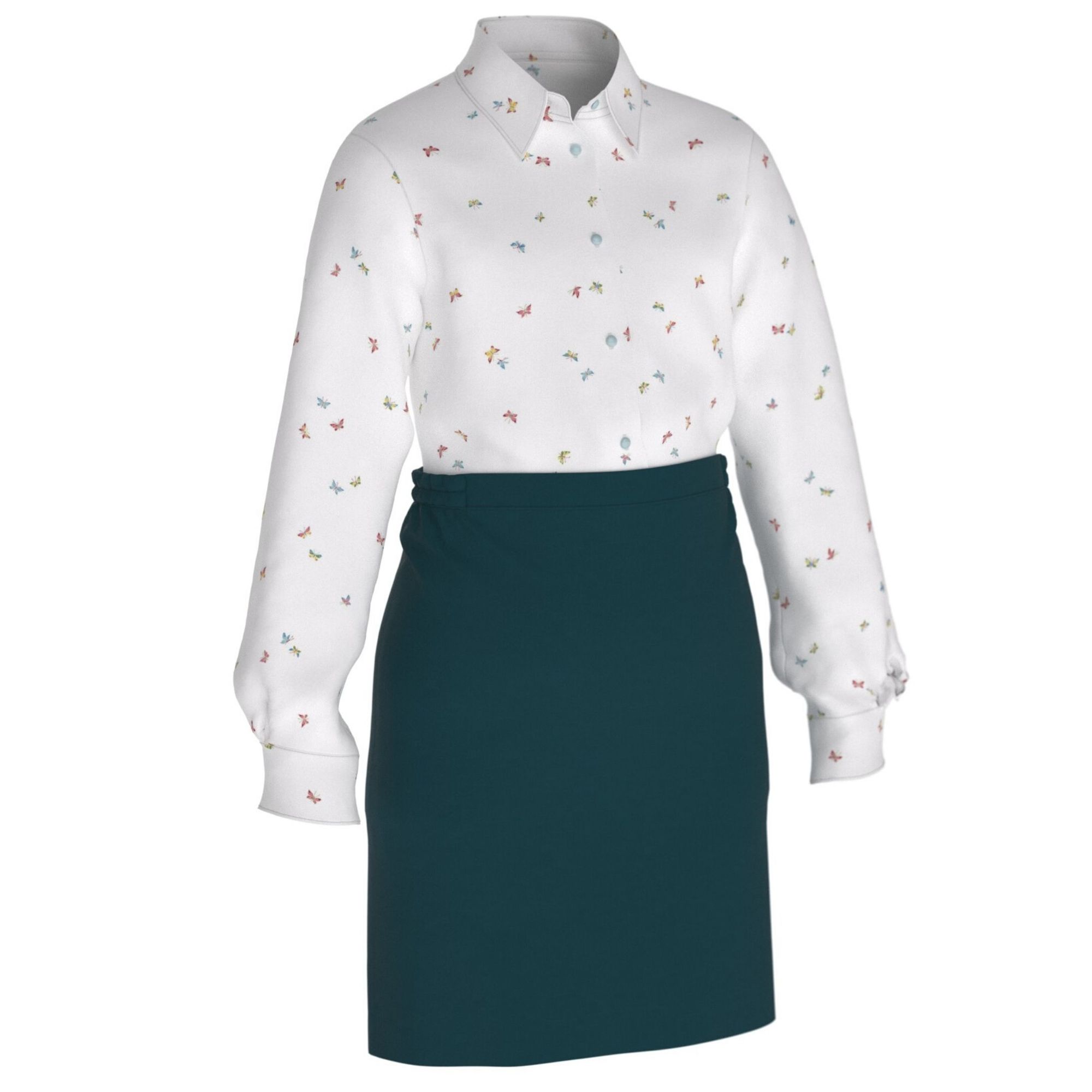 Выкройка детской юбки