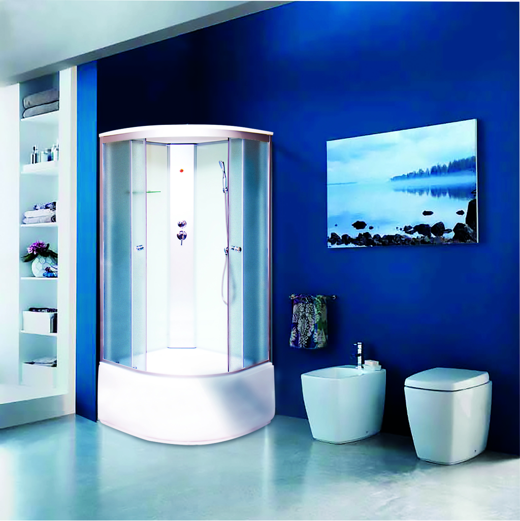 Душевая кабина F-409 100х100х215 см. Цена по скидке действует только в Калининградской области