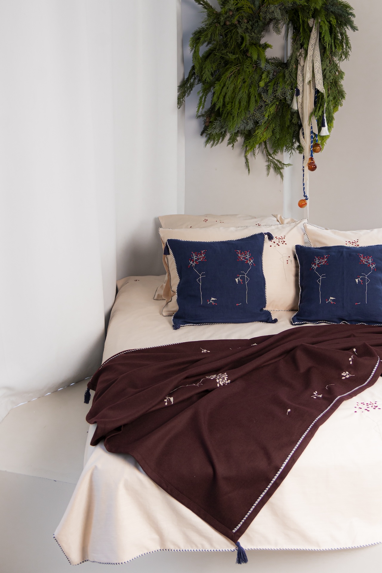 Плед Зимние ягоды