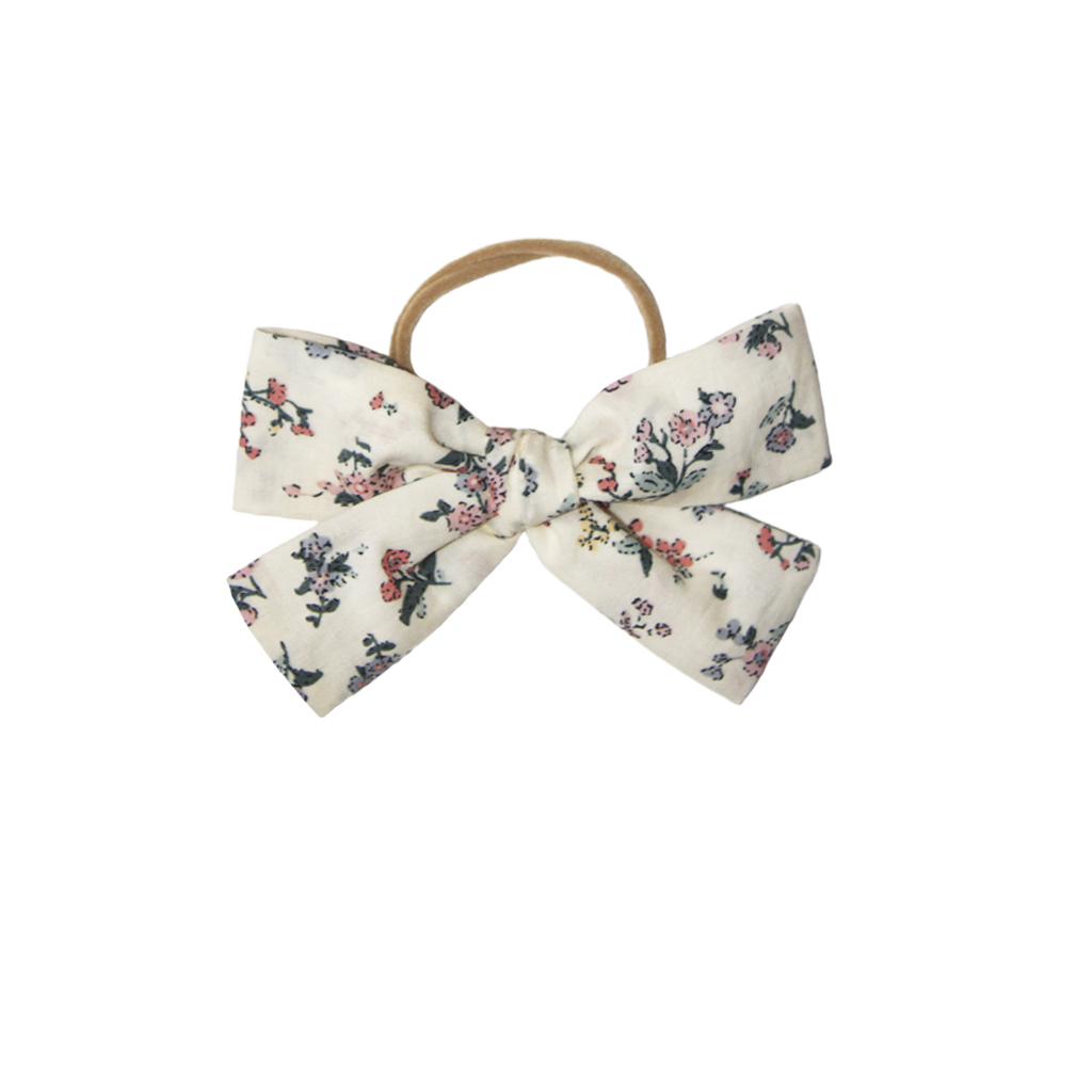 Бант на резинке MILK  FLOWERS