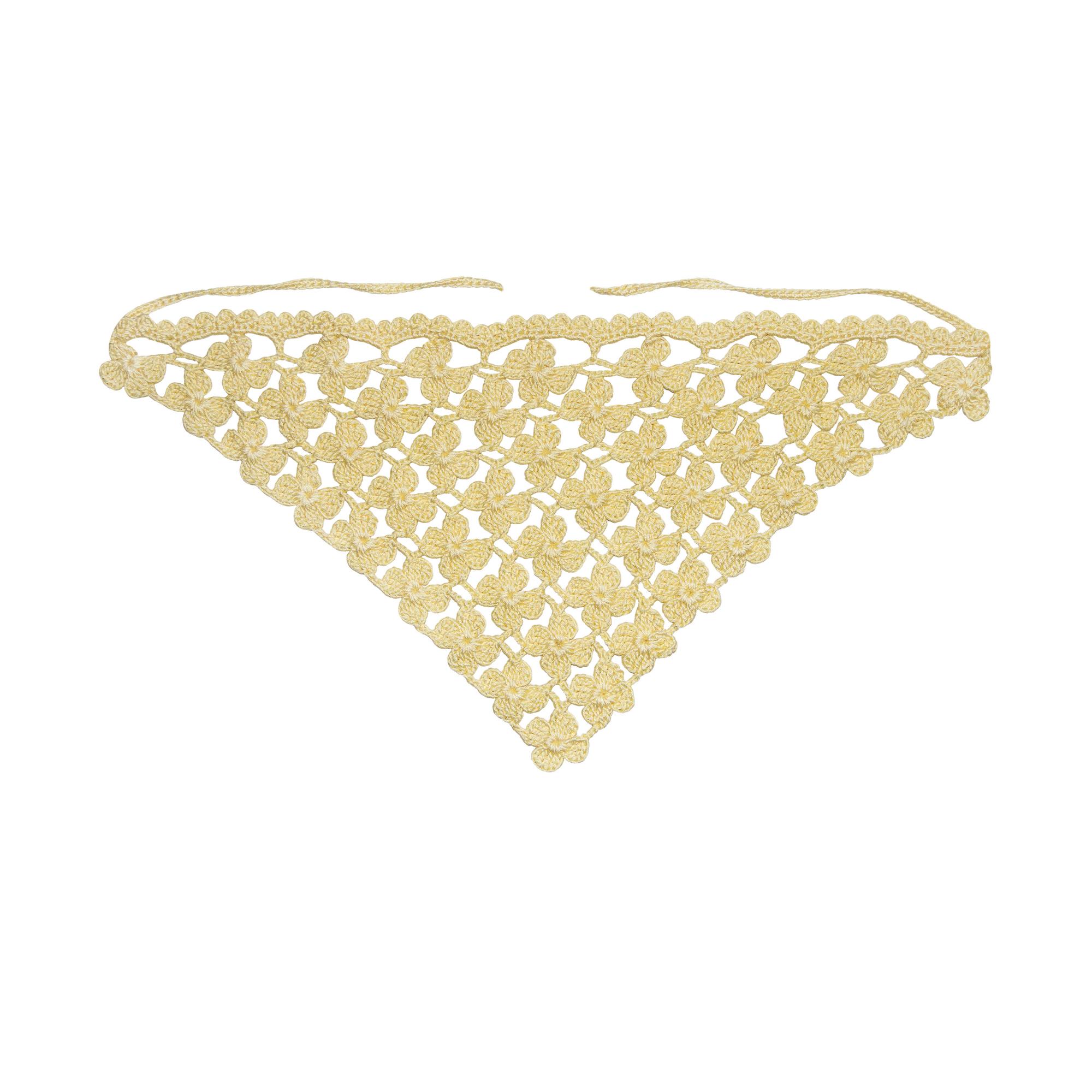 Косынка FLOWERS LIME