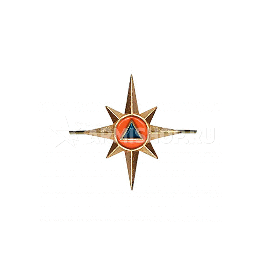 Петличный знак (эмблема) МЧС н/о