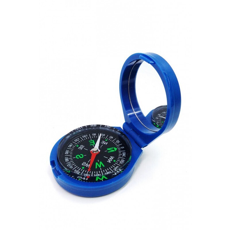 Компас туристический с крышкой и зеркалом