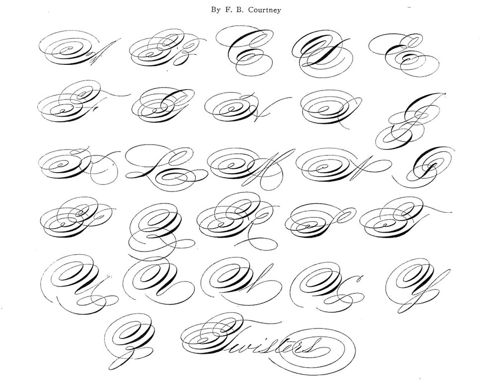 Capital letters прописи