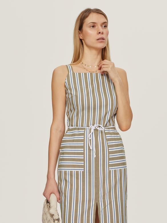 Сарафан в полоску, модель 932/6873