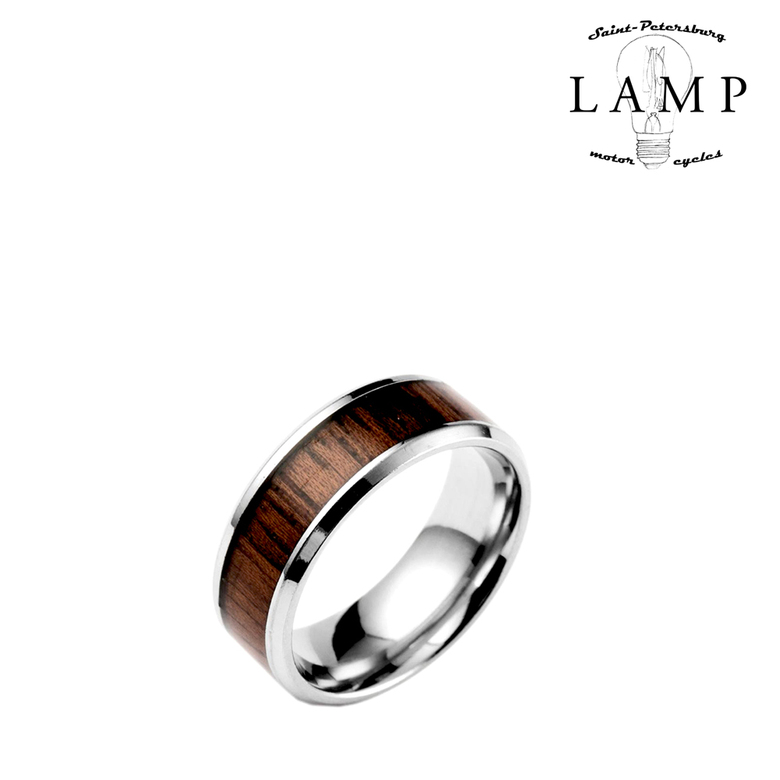 Wood silver ring 1788