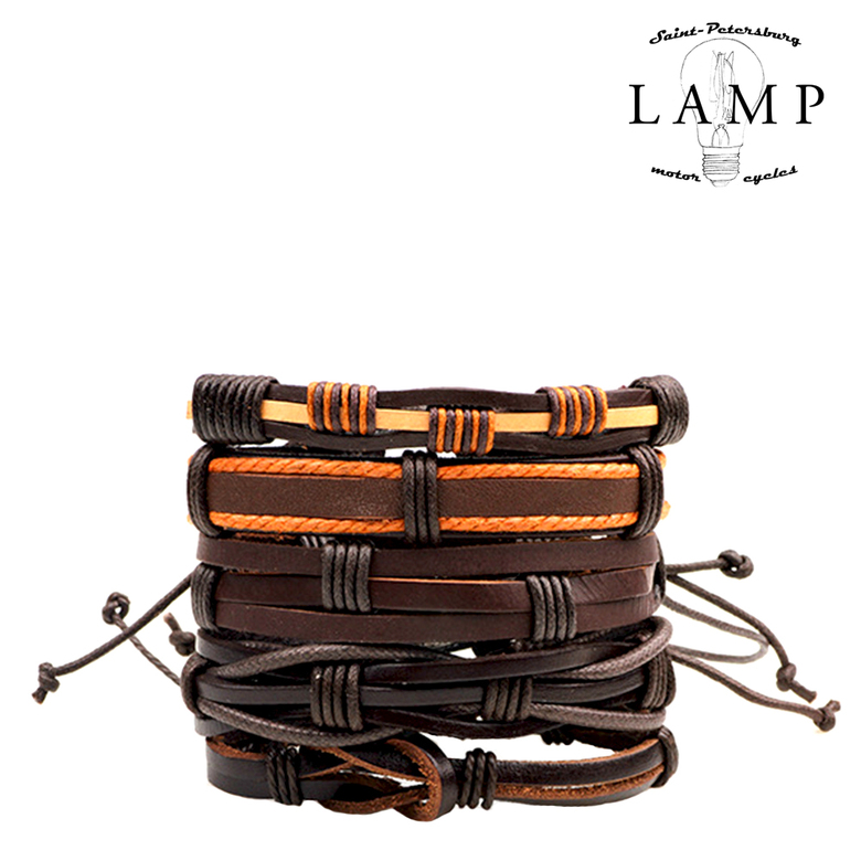 Brown bracelet set 5581