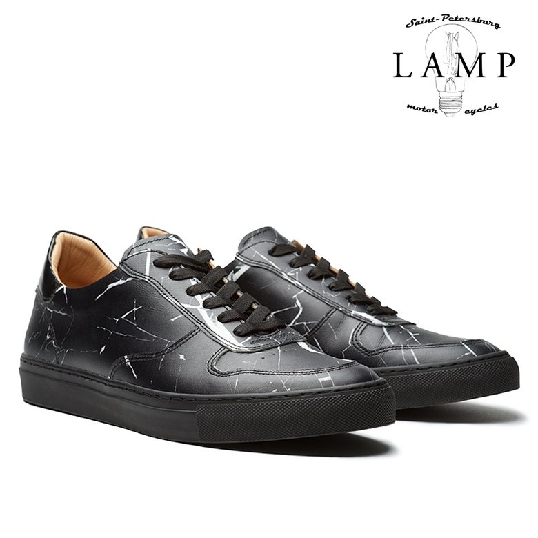 Lace-up marble shoes 1441
