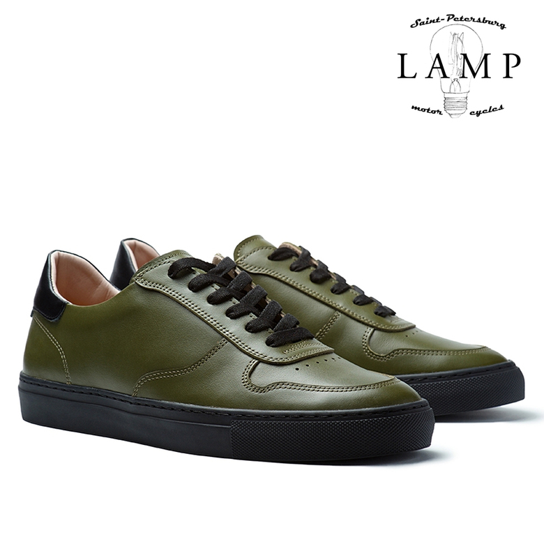 Lace-up green shoes 1480