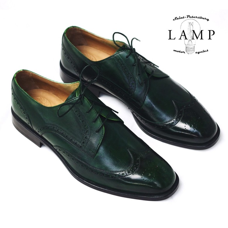DERBY BROGUE GREEN