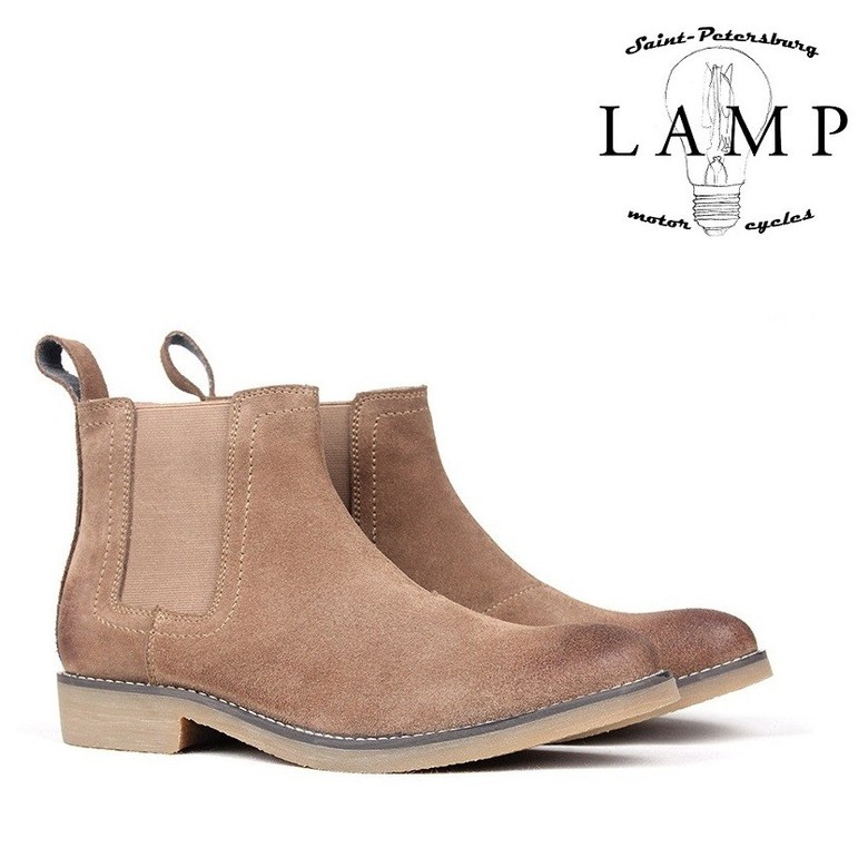 Chelsea beige suede boots 825