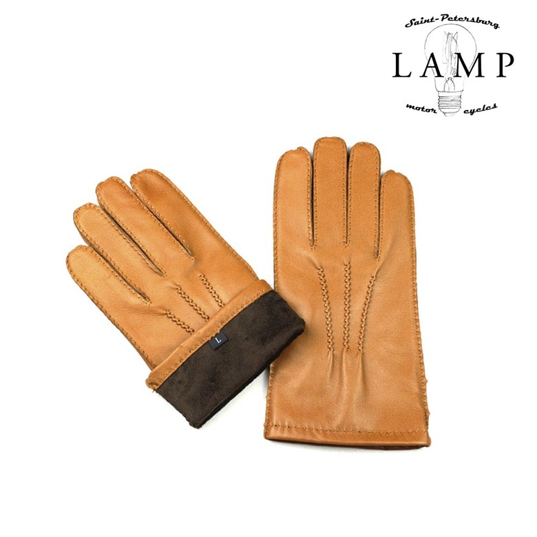 Light leather gloves 113