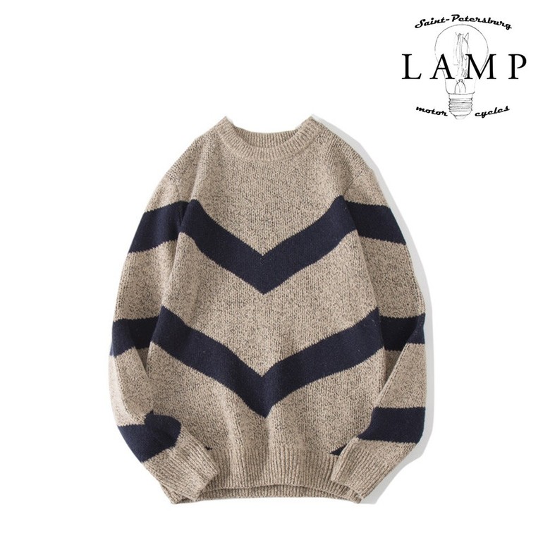 Over stripe sweater 1218