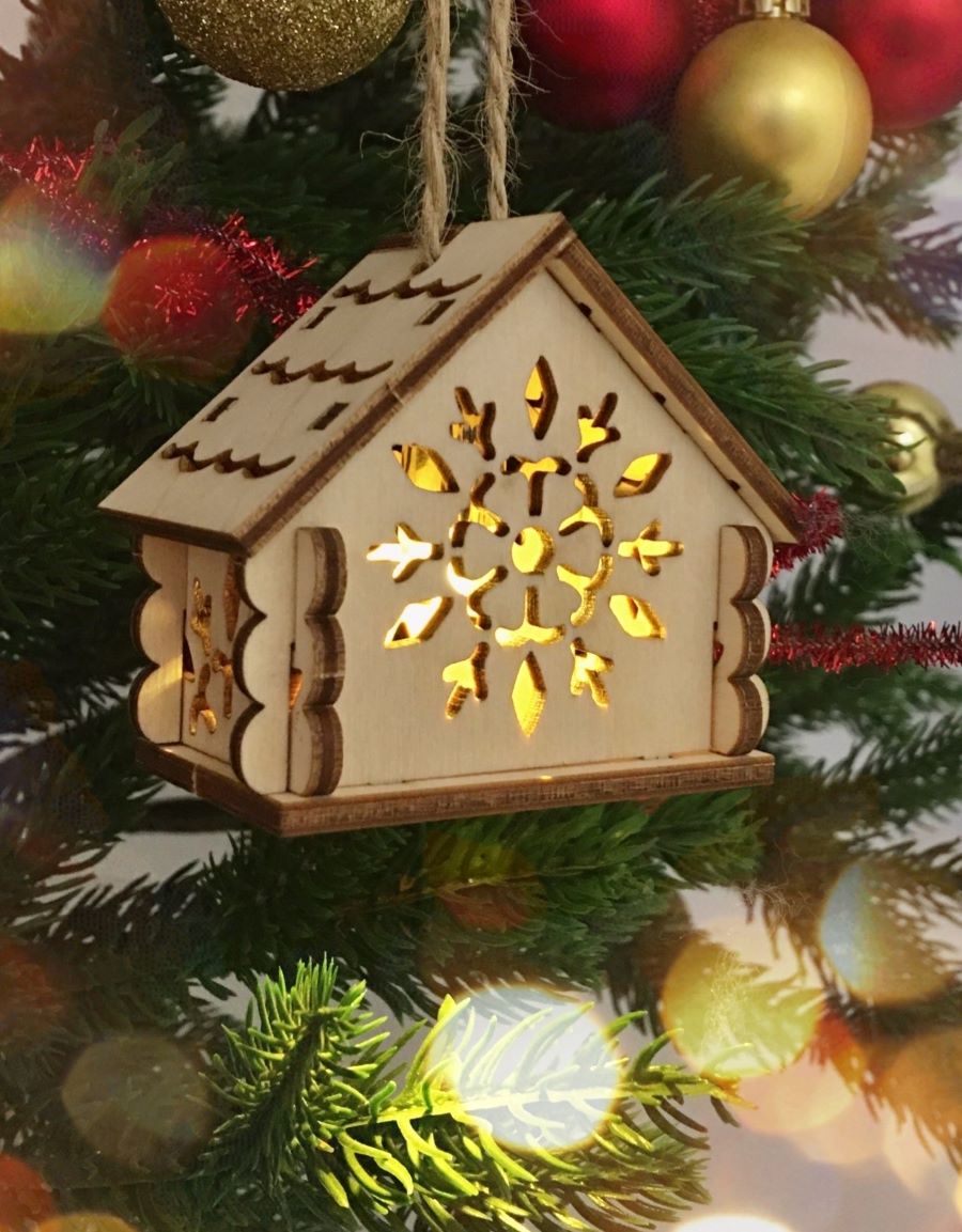 ДОМИК СО СНЕЖИНКОЙ