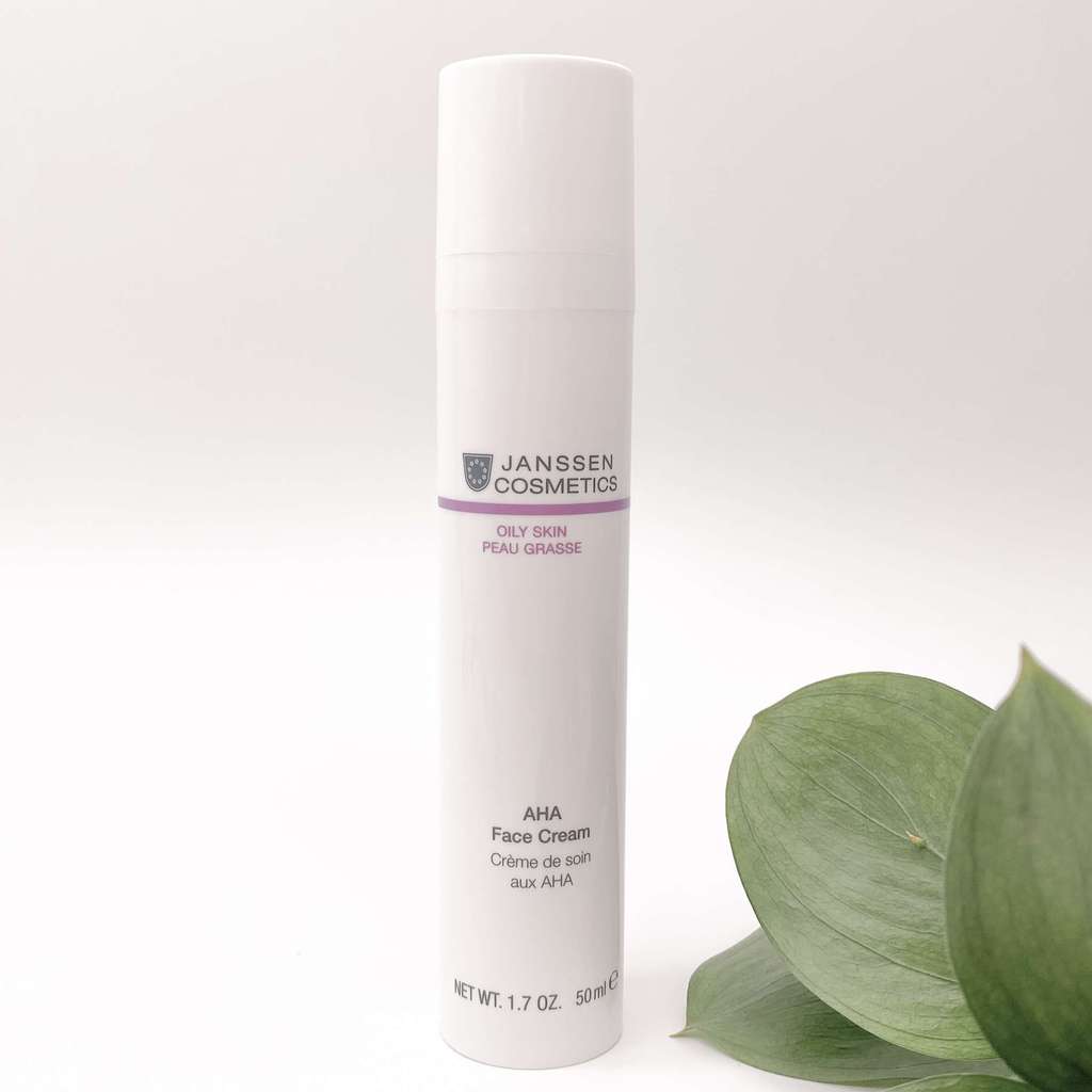 Janssen cosmetics AHA Face cream лёгкий активный крем с фруктовыми кислотами