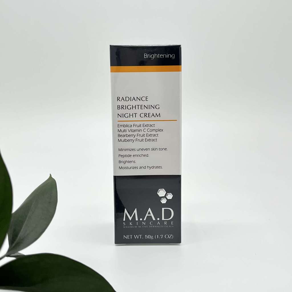 M.A.D SKINCARE Radiance brightening night cream – Ночной восстанавливающий крем выравнивающий тон кожи, 50 гр