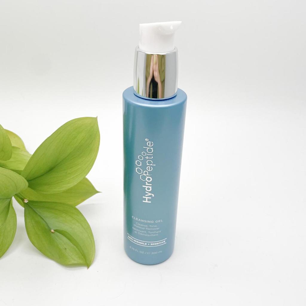 HydroPeptide cleansing gel  anti-wrinkle+sensitive - Очищающий гель с эффектом тонизации кожи, 200 мл