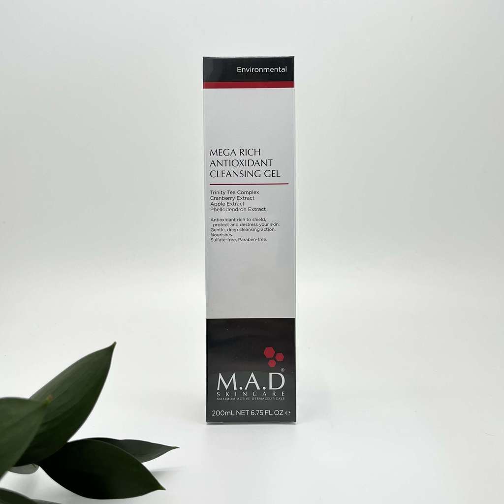 M.A.D SKINCARE Mega Rich Antioxidant Cleansing Gel Очищающий гель, обогащенный антиоксидантами 200мл