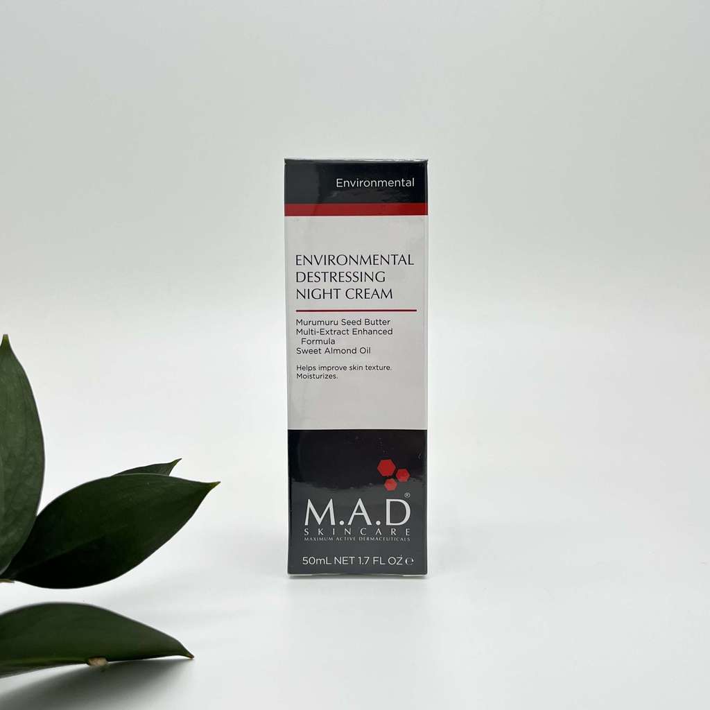 M.A.D SKINCARE Environmental destressing night cream Восстанавливающий ночной крем “Антистресс”, 50гр