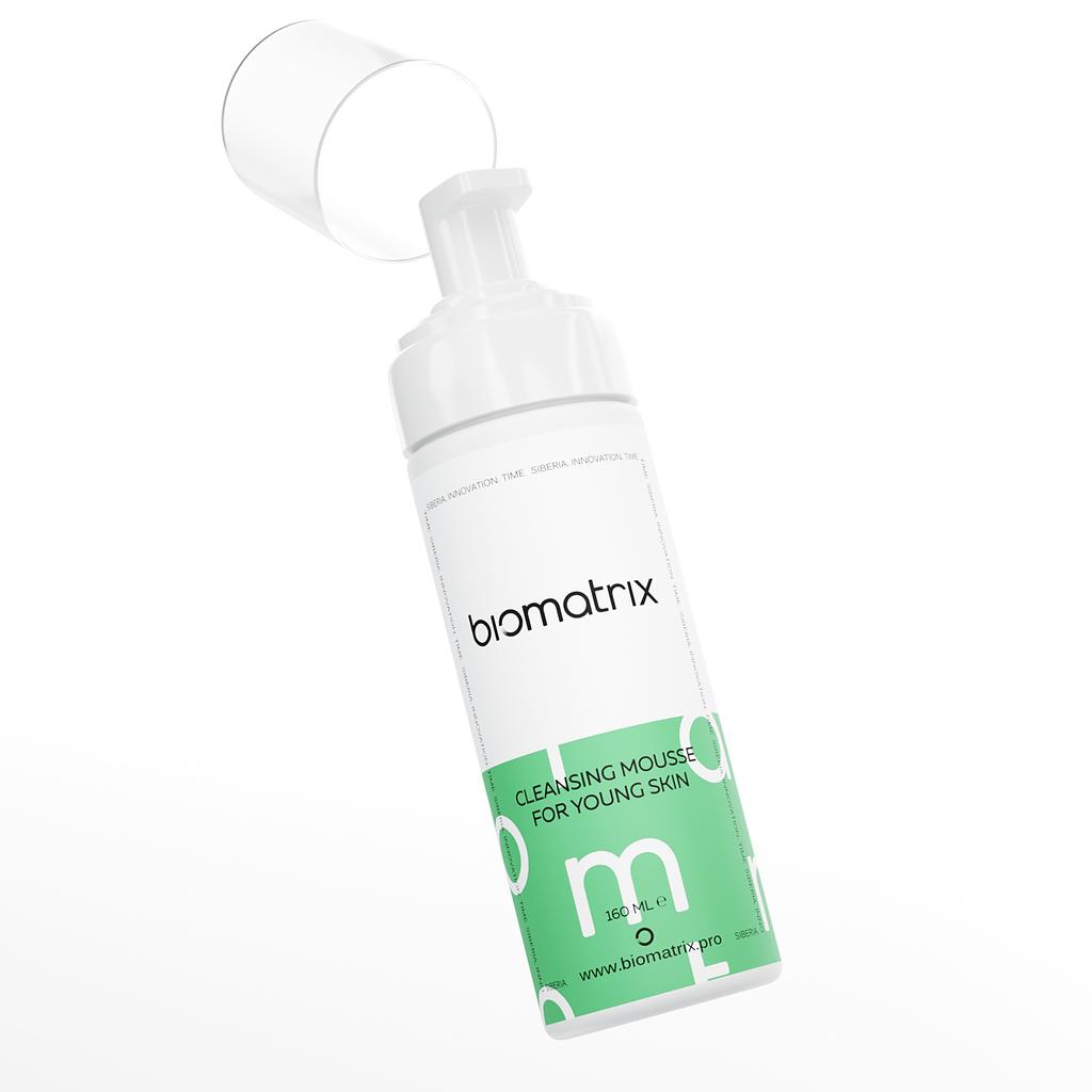 Biotime Cleansing Mousse For Young Skin pH 4,8 Мусс очищающий для молодой кожи 160 мл