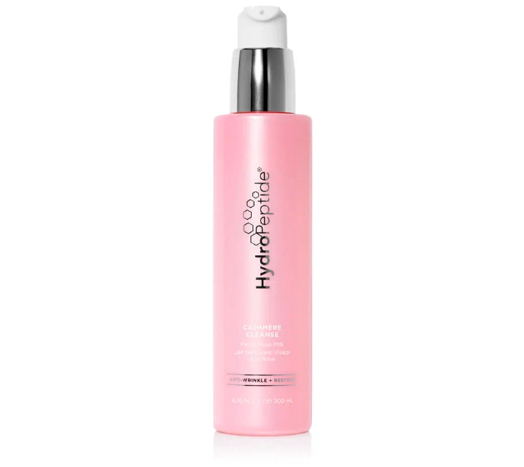 HydroPeptide Cashmere Cleanse Деликатное очищающее молочко на основе розовой воды с пептидным комплексом.