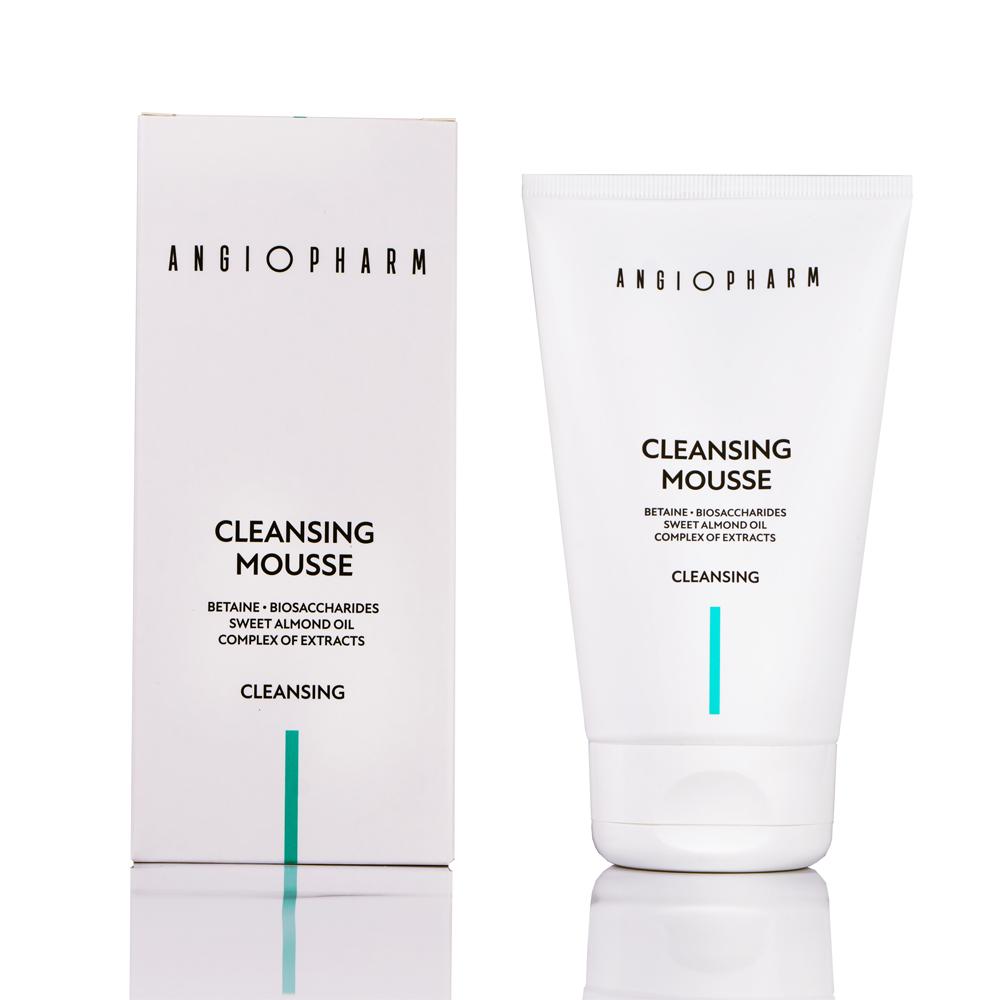 ANGIOPHARM CLEANSING MOUSSE Ангиофарм очищающий мусс для лица
