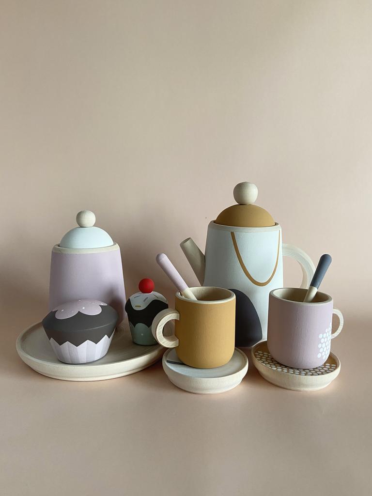 Набор кукольной посуды "CAPPUCCINO"