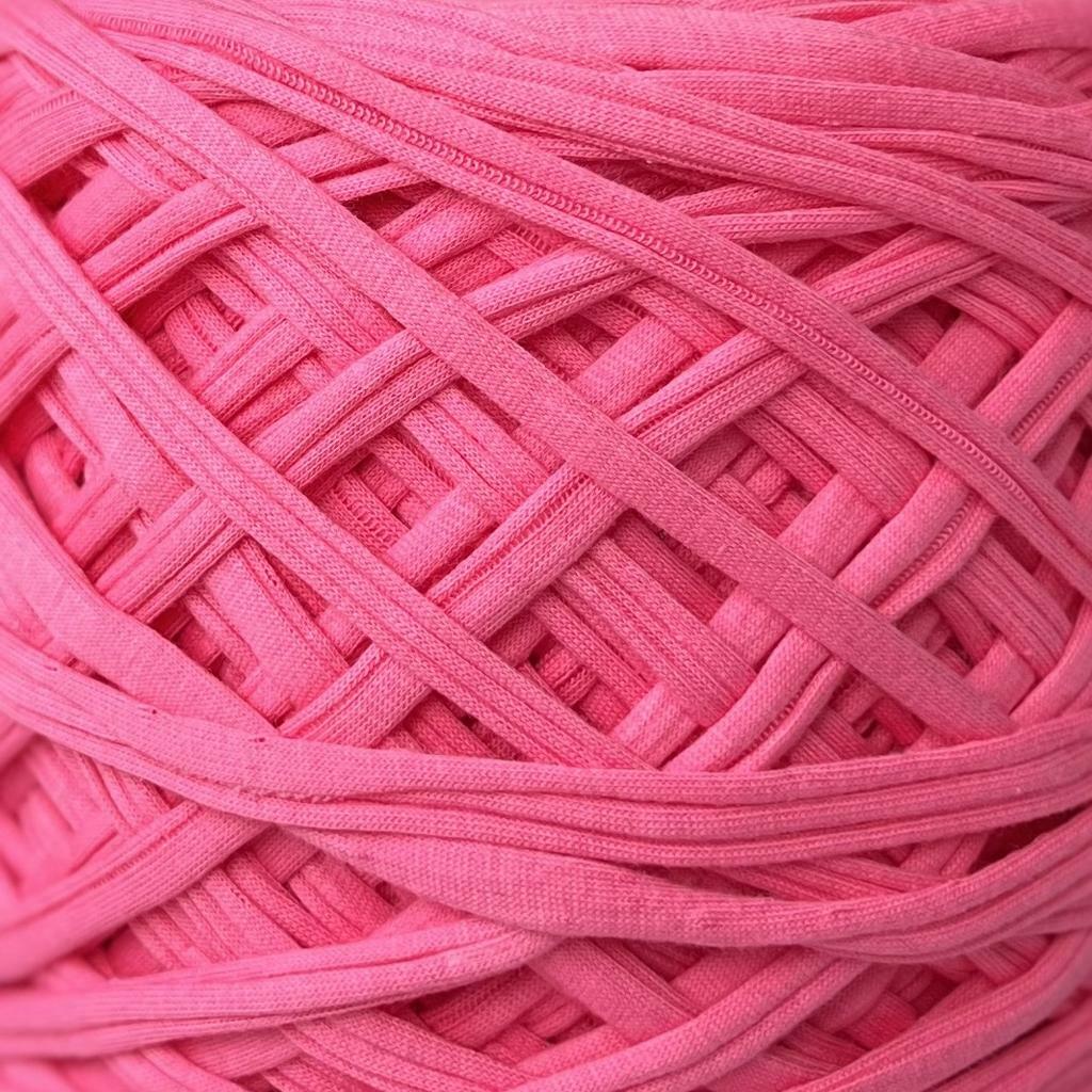 Трикотажная пряжа вторичного производства, 500 гр., цвет "Фуксия"