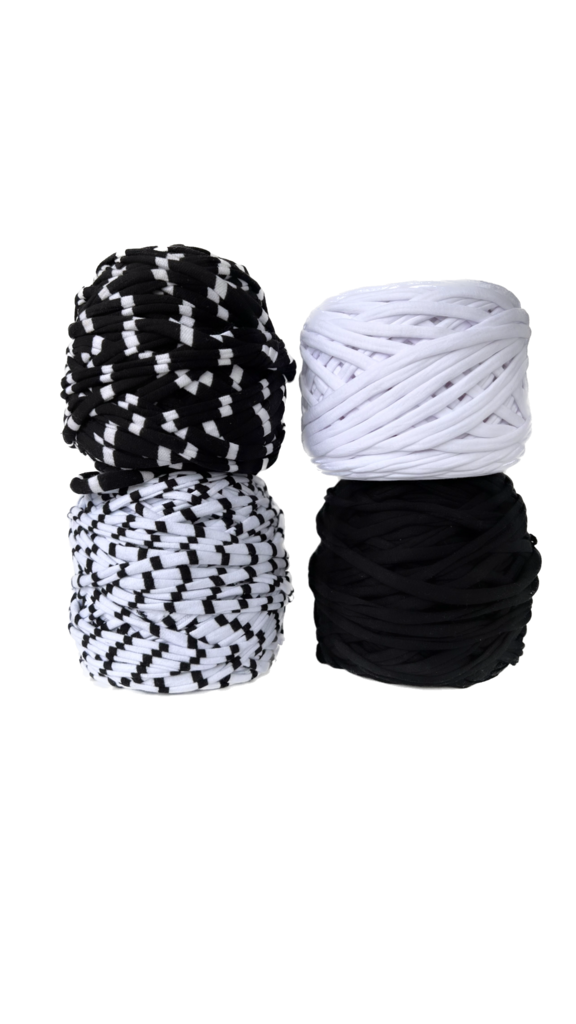 Трикотажная пряжа вторичного производства, 2000 гр., "Набор 11"