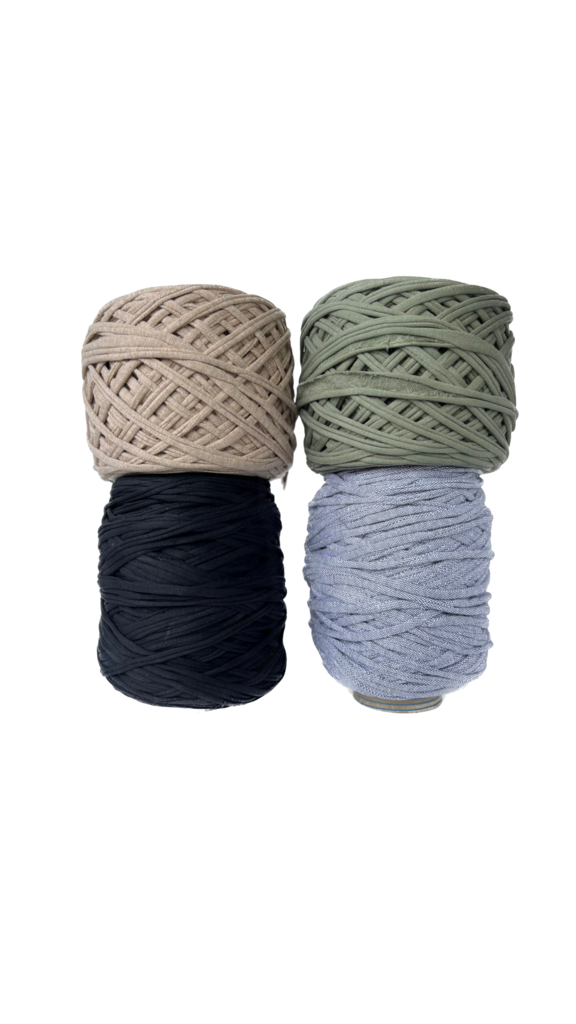 Трикотажная пряжа вторичного производства, 2000 гр., "Набор 29"