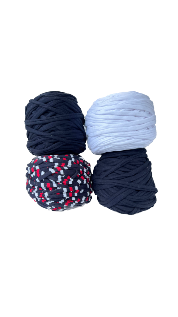 Трикотажная пряжа вторичного производства, 2000 гр.,"Набор 33"