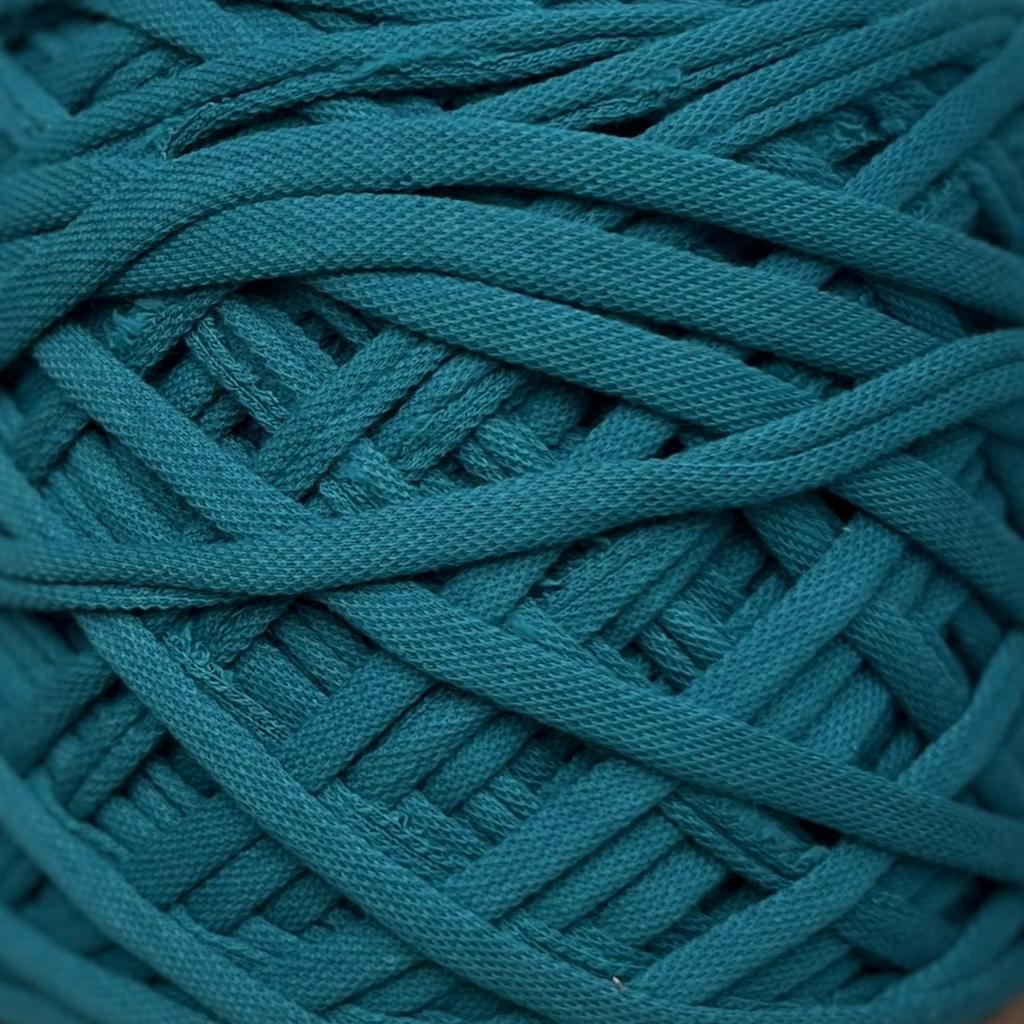Трикотажная пряжа вторичного производства, 500 гр., цвет "Зелёный опал"