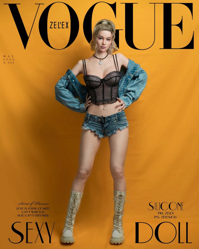 Реалистичная силиконовая / ТПЕ секс кукла Zelex 170 см - Любовь