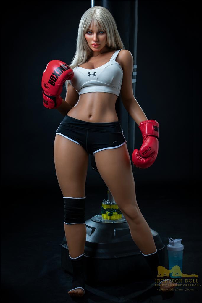 Реалистичная силиконовая / ТПЕ секс кукла  irontech doll 164 см - Hedy