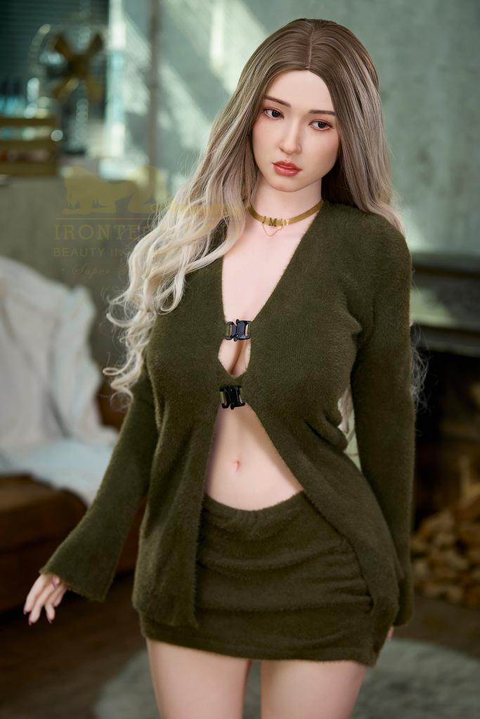 Реалистичная силиконовая / ТПЕ секс кукла  irontech doll 159 см - Betty